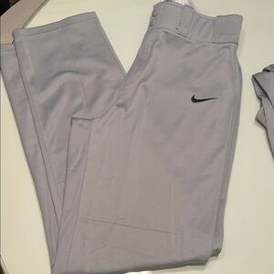 Mens size small gray Nike dry fit baseball pants